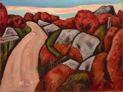 Strada dei mirtilli, Dogtown, 1931 da Marsden Hartley