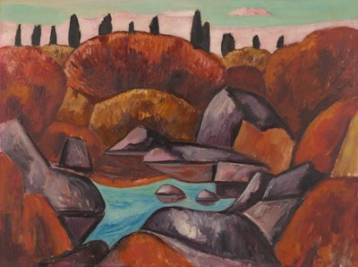 Stagno fiammeggiante - Dogtown da Marsden Hartley