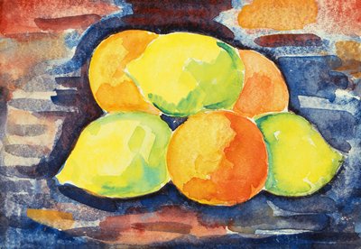 Natura morta di frutta da Marsden Hartley
