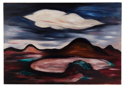 Paesaggio con nuvola solitaria da Marsden Hartley