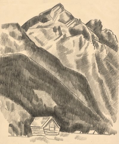 Paesaggio montano (Garmisch-Partenkirchen) da Marsden Hartley