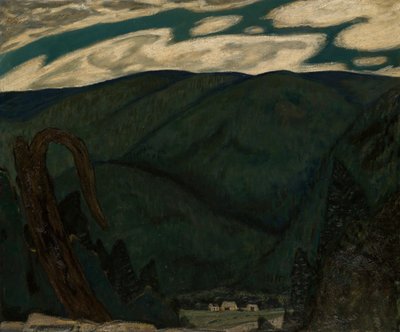 La montagna oscura da Marsden Hartley