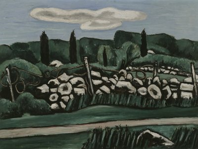 Le ultime mura di pietra, Dogtown, c.1936-37 da Marsden Hartley