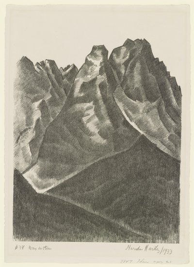 Waxenstein da Marsden Hartley