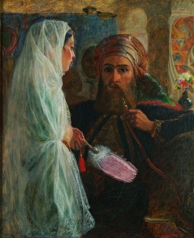 Il fumatore di narghilè da Marshall Claxton