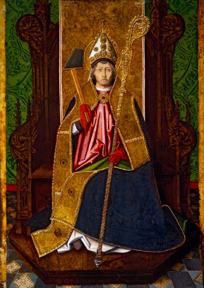 San Biagio in trono, c. 1480 da Martín Bernat