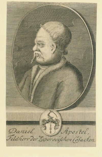 Hetman Danylo Apostol 1654-1734 da Martin Bernigeroth
