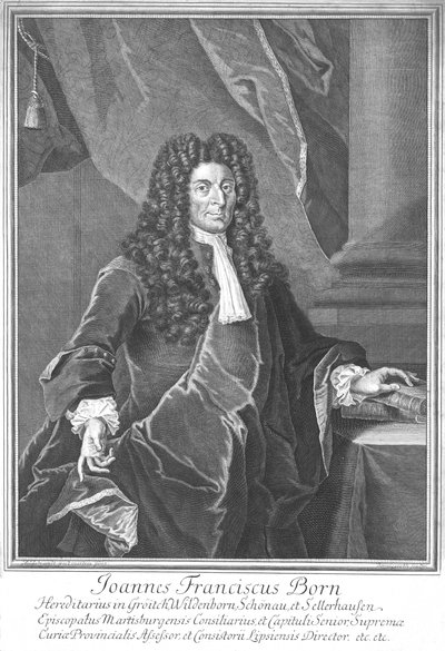 Joannes Franciscus Born, inizio XVIII secolo da Martin Bernigeroth