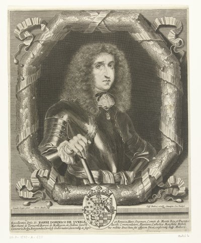 Ritratto di Johannes Dominicus van Zuniga e Fonseca da Martin Bouche