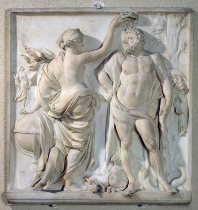 Ercole incoronato dalla Gloria, 1671 da Martin Desjardins