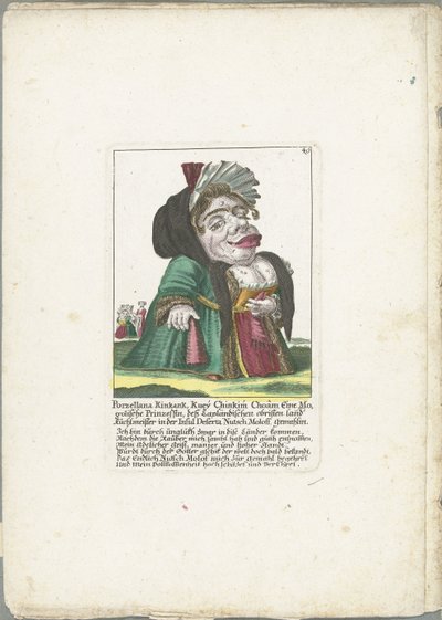 Caricatura di Porzellana Kinkank da Martin Engelbrecht (attributed to)