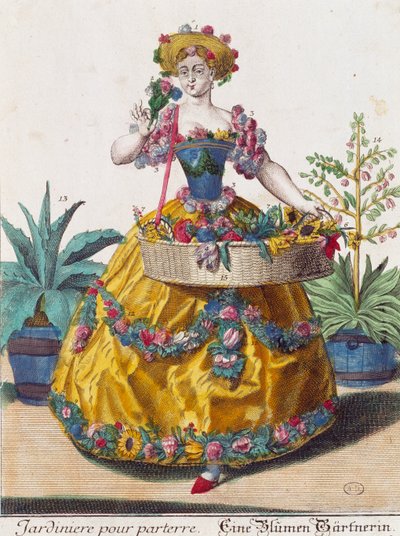 Giardiniere, incisione da 