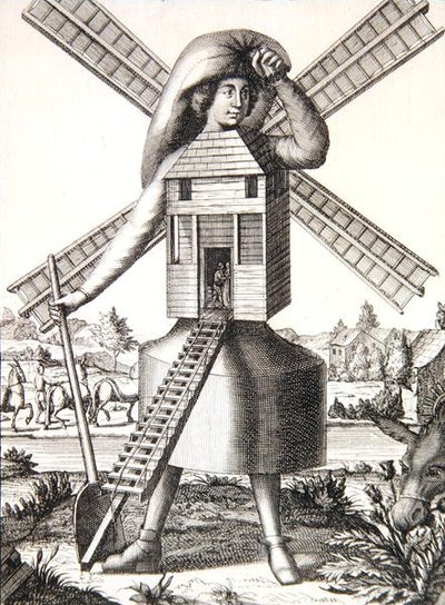 Il costume del mugnaio (incisione) da Martin Engelbrecht