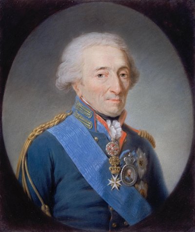 Ritratto del principe Nikolay Ivanovich Saltykov 1736-1816, 1807 da Martin Ferdinand Quadal