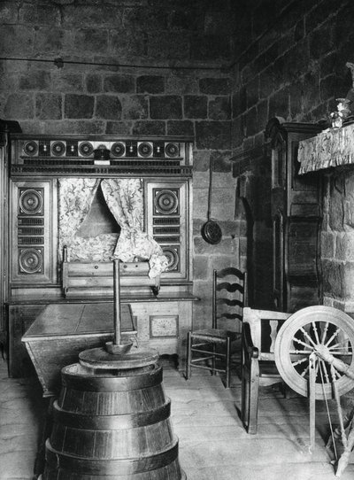 Interno, Dinan, Bretagna, Francia, 1937 da Martin Hurlimann