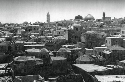 Gerusalemme e Cupola della Chiesa del Santo Sepolcro, 1937 da Martin Hurlimann