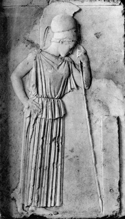 Rilievo di Atena Minerva da Martin Hurlimann