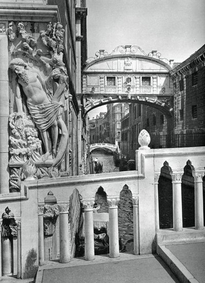 Il Ponte dei Sospiri e il Palazzo Ducale, Venezia, 1937 da Martin Hurlimann