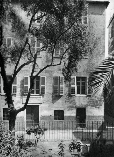 La casa dove nacque Napoleone, Ajaccio, Corsica, 1937 da Martin Hurlimann