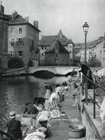Canale Thiou, Annecy, Francia, 1937 da Martin Hurlimann