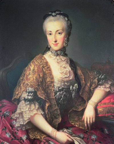 Arciduchessa Maria Anna Habsburg-Lothringen, chiamata Marianne (1738-89), secondo figlio dell