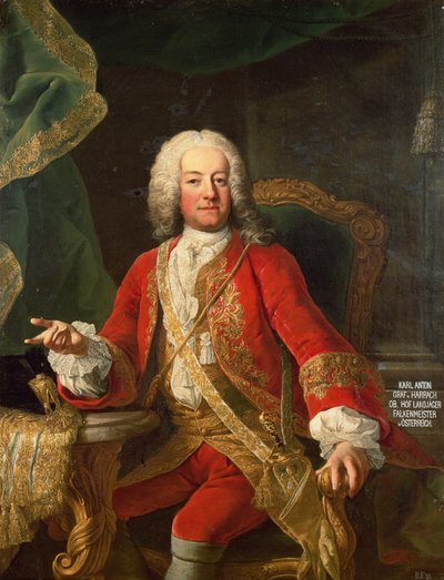 Conte Carl Anton von Harrach, Maestro Falconiere e Luogotenente d