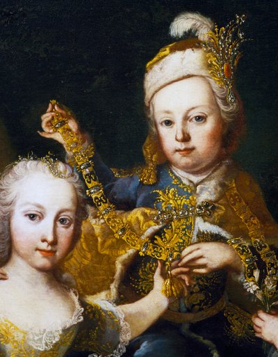 Ritratto di Giuseppe II da bambino (Vienna) da Martin II Mytens or Meytens