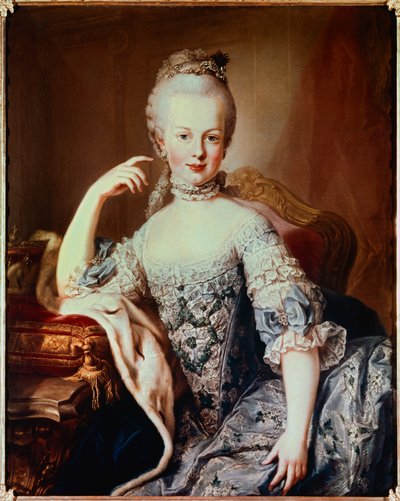 Ritratto di Maria Antonietta (1755-1793) futura regina di Francia da Martin II Mytens or Meytens
