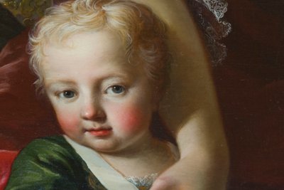 Ritratto di Vittorio Amedeo III di Sardegna (1726-1796), dettaglio dal Ritratto di Polissena da Martin II Mytens or Meytens