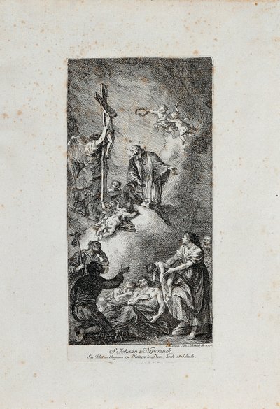Apoteosi di San Giovanni Nepomuceno da Martin Johann Schmidt