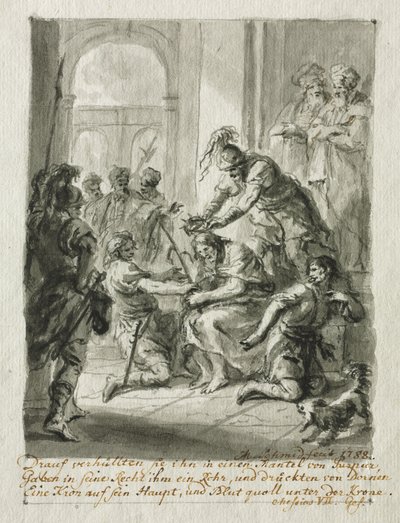 Cristo coronato di spine, 1788 da Martin Johann Schmidt