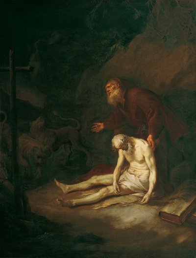 I santi eremiti Antonio e Paolo da Martin Johann Schmidt
