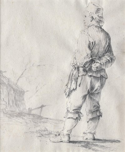 Ragazzo in piedi da Martin Johann Schmidt