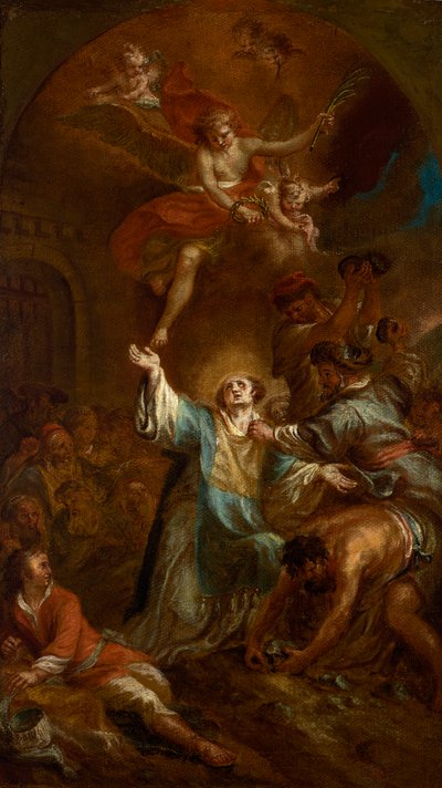 Lapidazione di Santo Stefano da Martin Johann Schmidt