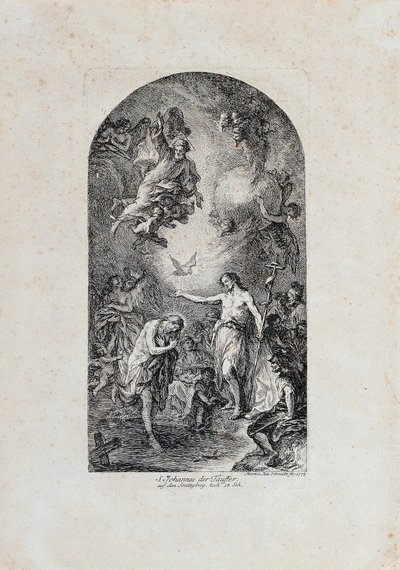 Battesimo di Cristo da Martin Johann Schmidt