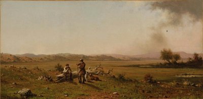 Cacciatori a riposo da Martin Johnson Heade