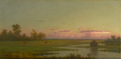 Palude salata a Southport, Connecticut da Martin Johnson Heade