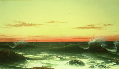 Paesaggio marino: Tramonto, 1861 da Martin Johnson Heade