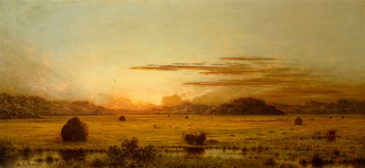 Alba, prati di Hoboken, c.1875-1885 da Martin Johnson Heade