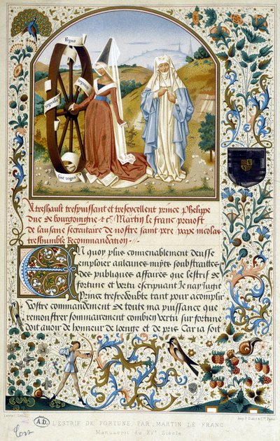 La ruota della fortuna - di Martin Le Franc da Martin Le Franc