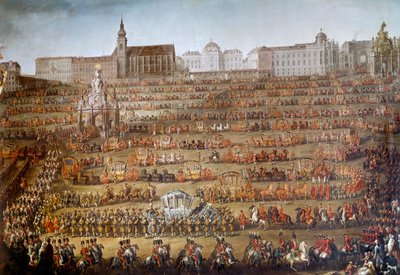 Ingresso di Maria Isabella di Borbone Parma a Vienna in occasione del suo matrimonio con l