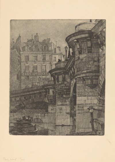 Pont Neuf a Parigi da Martin Monnickendam