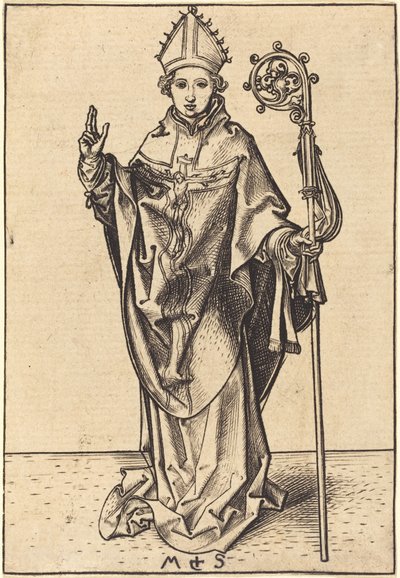 Un vescovo da Martin Schongauer
