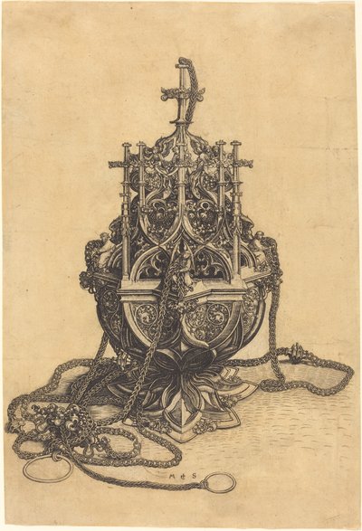 Un incensiere da Martin Schongauer