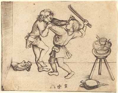 Apprendisti che litigano da Martin Schongauer