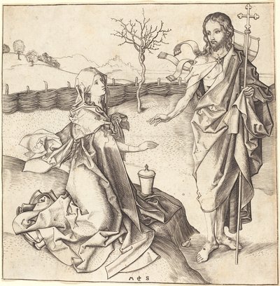 Cristo appare a Maria Maddalena da Martin Schongauer