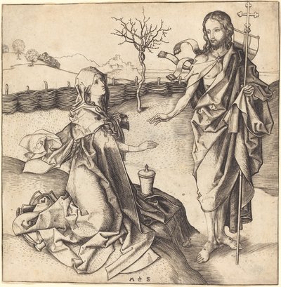 Cristo appare a Maria Maddalena da Martin Schongauer