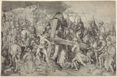 Cristo che porta la croce da Martin Schongauer