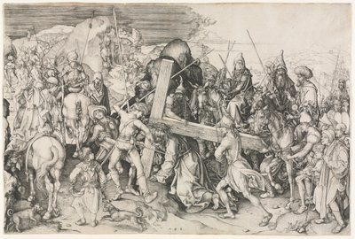 Cristo che porta la croce da Martin Schongauer