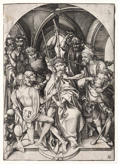 Cristo coronato di spine da Martin Schongauer
